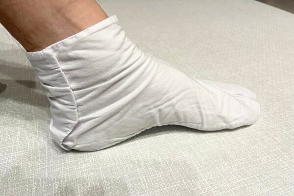 足袋を履いている画像