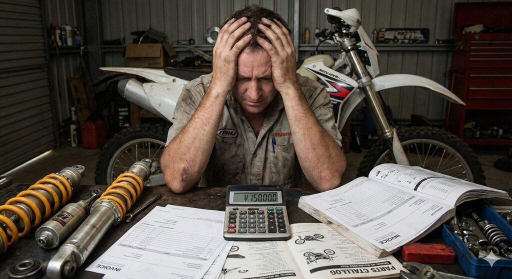 オフロードバイクをリバルビングするデメリット　見出し画像