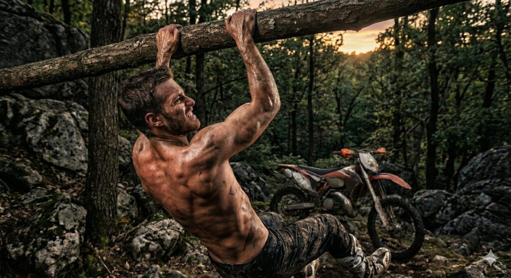 オフロードバイクで「速くなる」筋トレは「背中を使う」体幹トレーニング 見出し画像